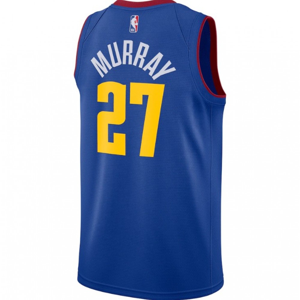 Men's Denver Nuggets Jamal Murray #27 Jordan Blue 2020/21 Swingman Jersey - Statement Edition-Pro Kit Vault | Brand New 26/27 Sports Jerseys